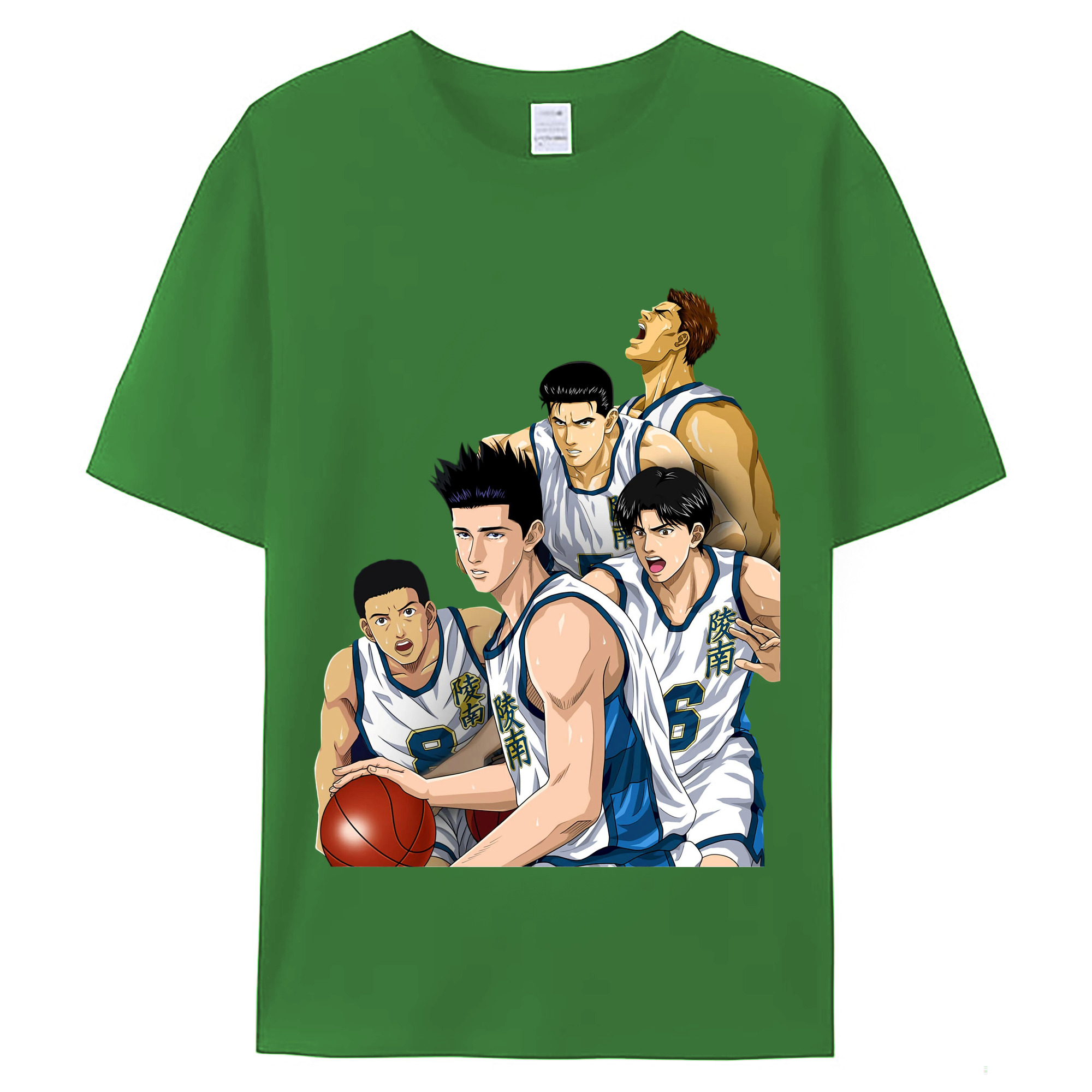 （画像用） SLAM DUNK／スラムダンク レディースカジュアルプリントTシャツ（綿100％）